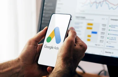 Google Ads analytics on phone